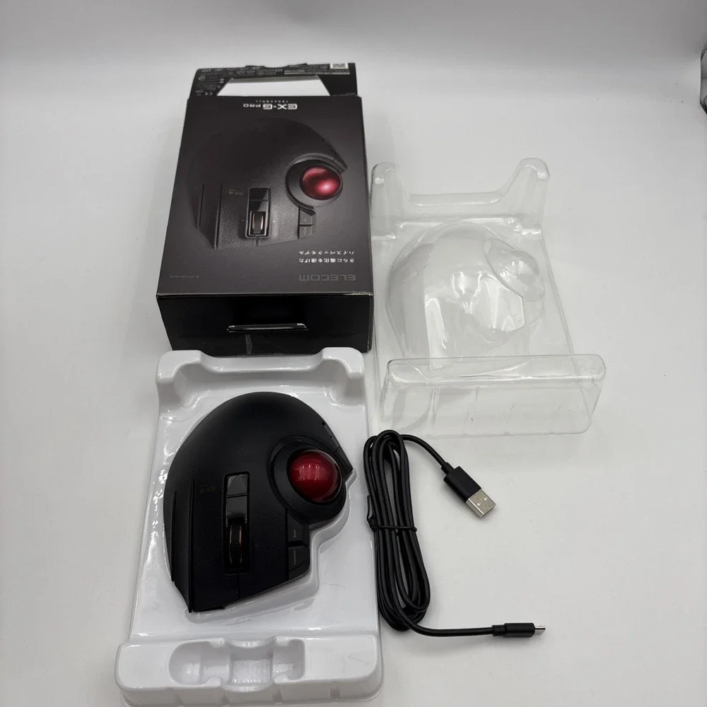 Elecom trackball mouse / thumb / 8 button / wired / wireless / B JAPAN